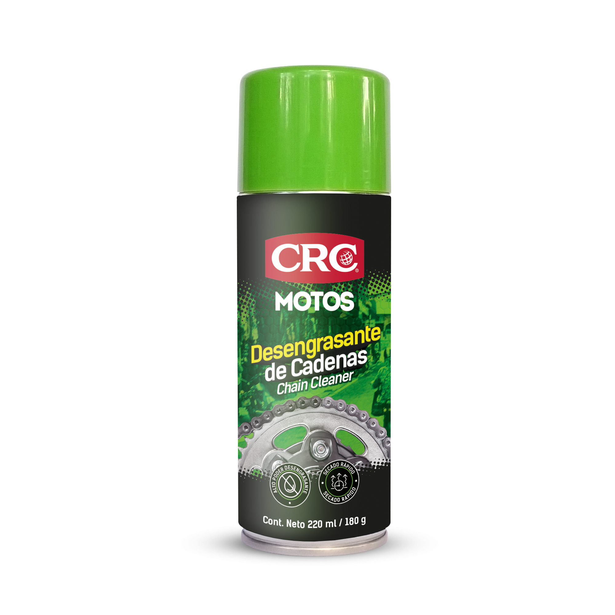 DESENGRASANTE DE CADENAS MOTOS CRC  220ML